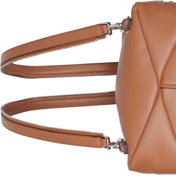 Calvin Klein Millie Caramel Faux Leather Convertible Sling Backpack NEW - Picture 9 of 9